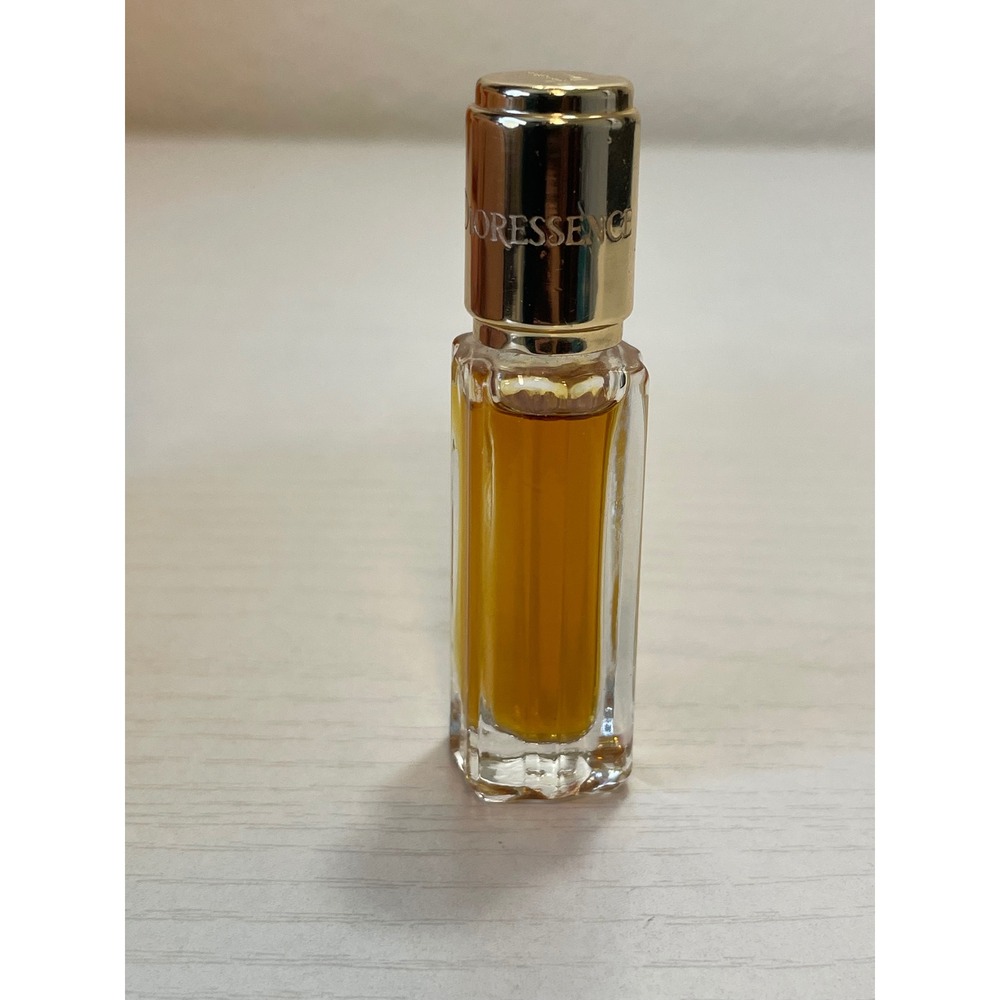 VTG Christian Dior Dioressence Parfum Miniature Women Mini Gold Amber Excellent - Picture 2 of 5